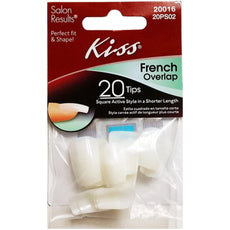 KISS 20 FRENCH OVERLAP TIPS  BAG #20PS02