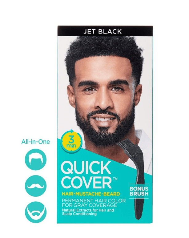 RED BY KISS QUICK COVER HAIR-MUSTACHE-BEARD FOR MEN