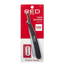 RED BY KISS HAIR SHAVER DISPOSABLE FREE 2 BLADES HS13