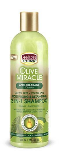 African Pride Olive Miracle 2-In-1 Shampoo 12oz