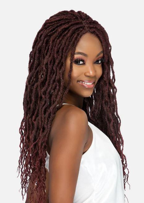 VIVICA A. FOX HAIR COLLECTION 25″ NATURAL WAVE DREAD LOC & STRETCHED ENDS WITH EXTRA DEEP LACE ADALEE