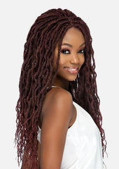 VIVICA A. FOX HAIR COLLECTION 25″ NATURAL WAVE DREAD LOC & STRETCHED ENDS WITH EXTRA DEEP LACE ADALEE