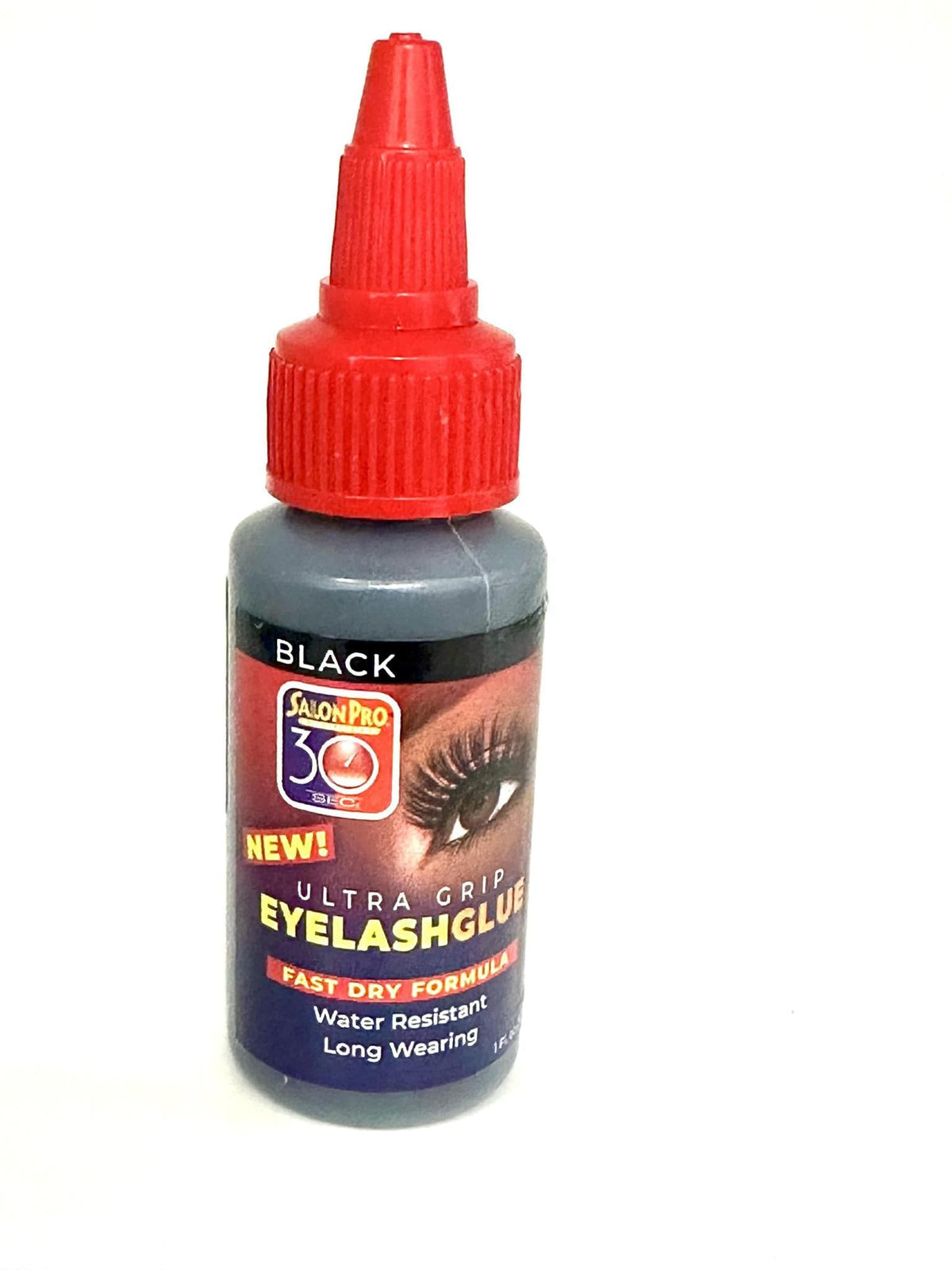 Salon Pro 30 Sec Natural Eyelash Adhesive Strip Lash Glue Dark Bottle 1 oz