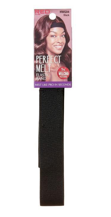 RED BY KISS PERFECT MELT 1-1/8" ELASTIC WIG BAND HWG04