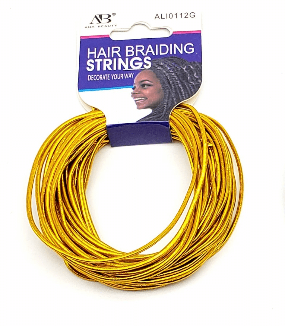 ANA BEAUTY HAIR BRAIDING STRINGS GOLD/SILVER #ALI0112GS