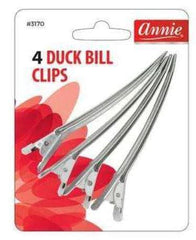 ANNIE DUCK BILL CLIPS 4CT #3170