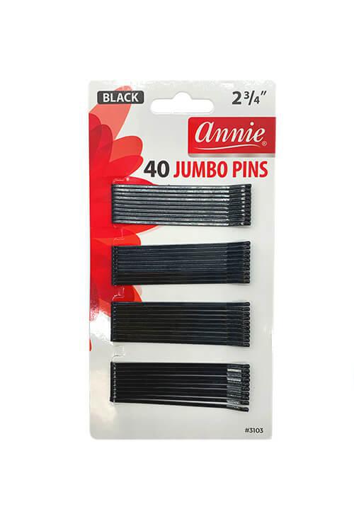 ANNIE 2-3/4" JUMBO PINS BLACK #3103