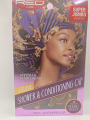 KISS SUPER JUMBO SILKY SHOWER & CONDITIONING CAP ASSORTED- HQ 18