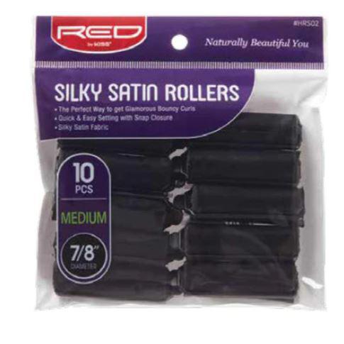 RED BY KISS SILKY SATIN ROLLERS
