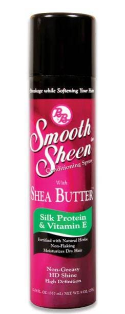 Bronner Bros Smooth Sheen Shea Butter Conditioning Spray 9 oz