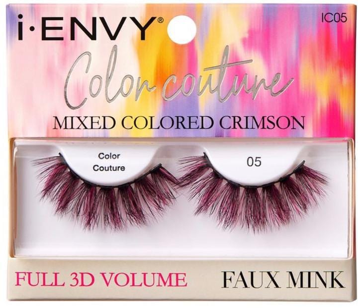 I-ENVY COLOR COUTURE 3D FULL VOLUME FAUX MINK MIXED COLOR EYELASHES