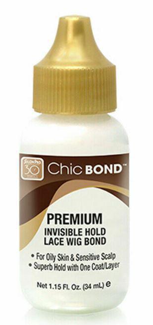 SALON PRO 30 SEC CHIC BOND PREMIUM INVISIBLE HOLD LACE WIG BOND 1.15 fl.oz.