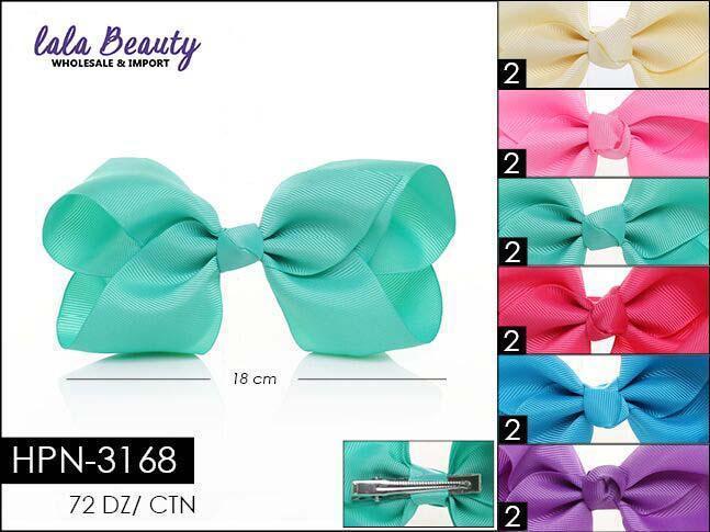 HAIR BOW LARGE EASTER MIX