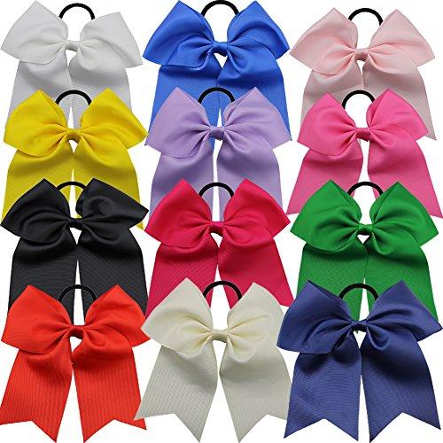 HAIR BOW LARGE SCHOOL MIX
