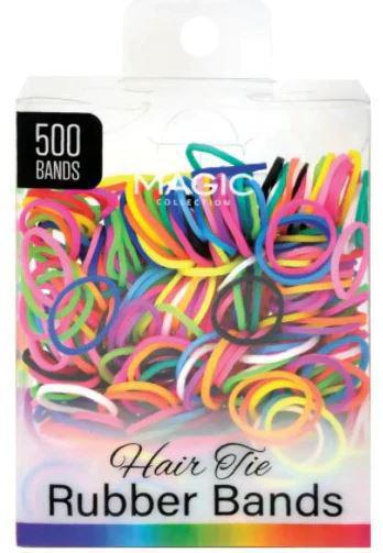 MAGIC COLLECTION RUBBER BANDS 500ct #RUB001-S ASST COLORS
