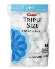 COTTON BALLS TRIPLE SIZE 100ct